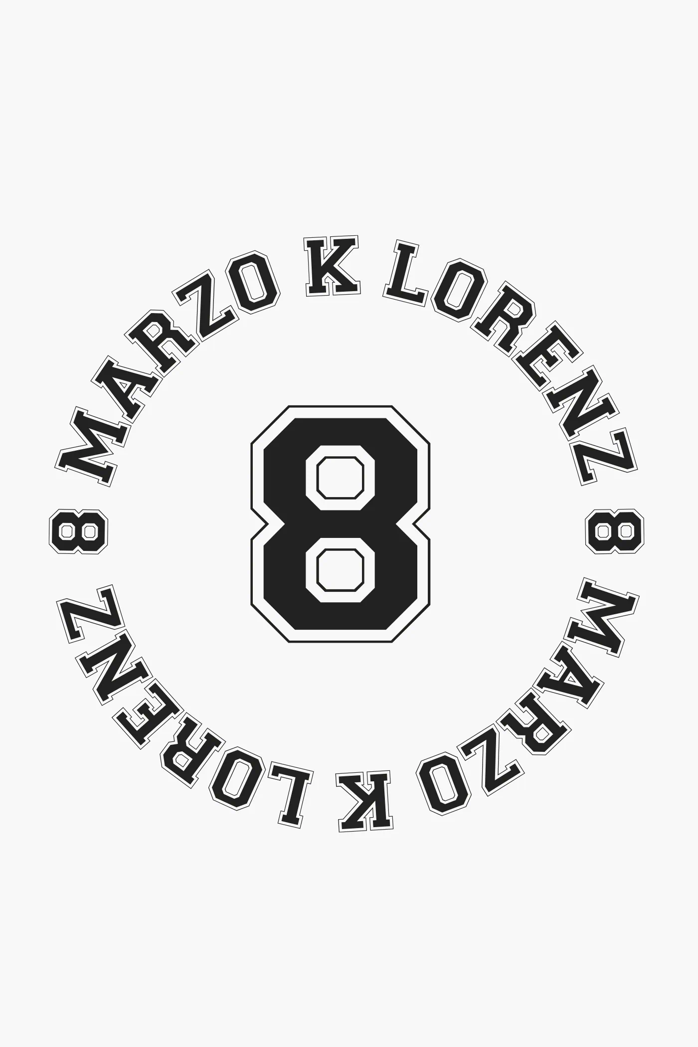 Grafica di felpe e merchandising scolastico per l'Istituto 8 Marzo Lorenz di Mirano