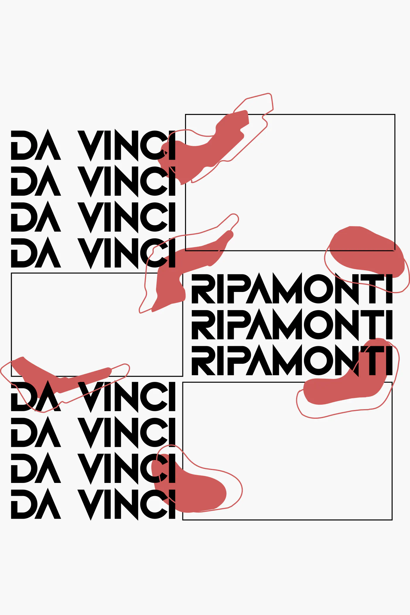 Grafica di merchandising scolastico per il Istituto Da Vinci Ripamonti di Como