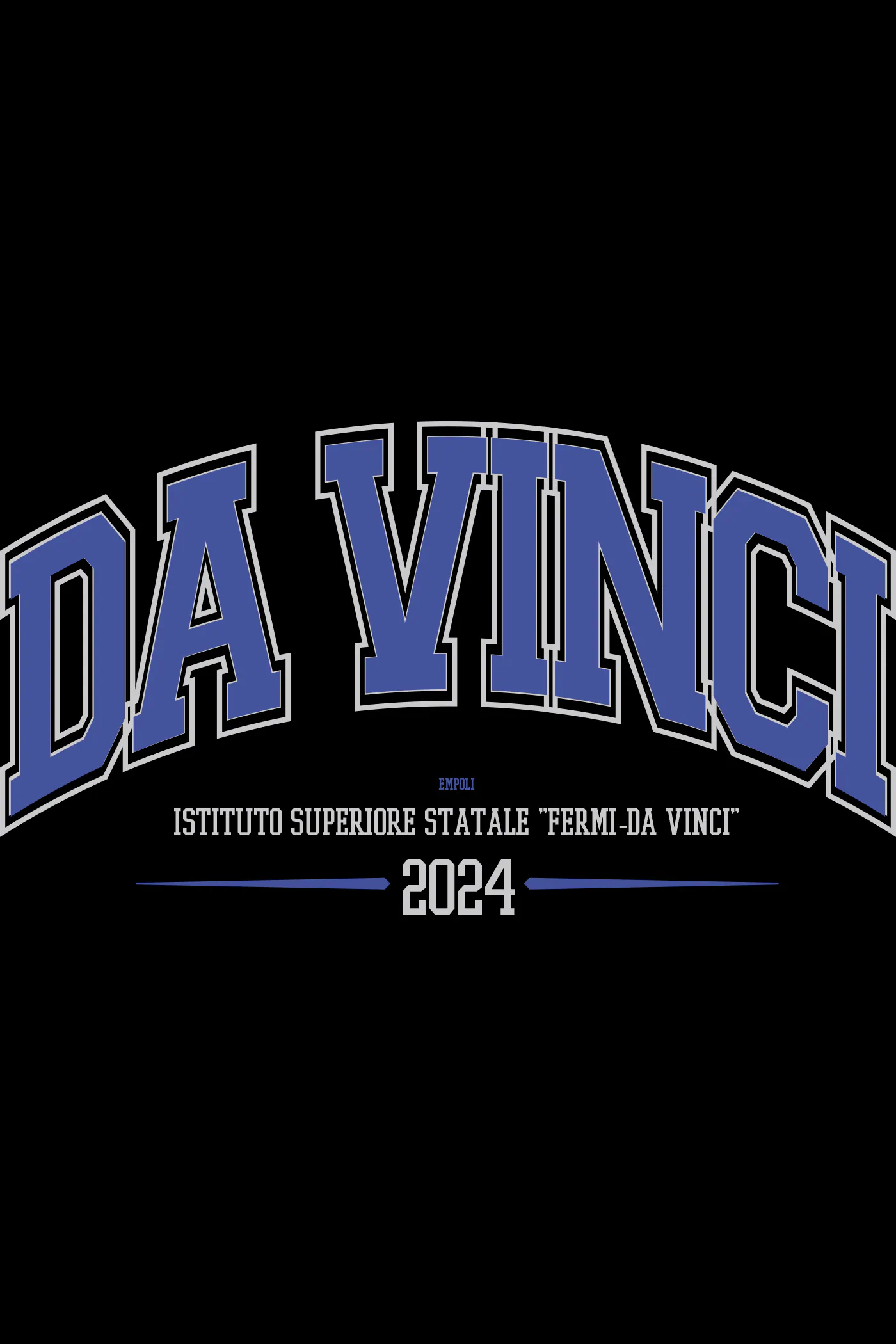Grafica di merchandising scolastico per il Istituto Fermi Da Vinci di Empoli