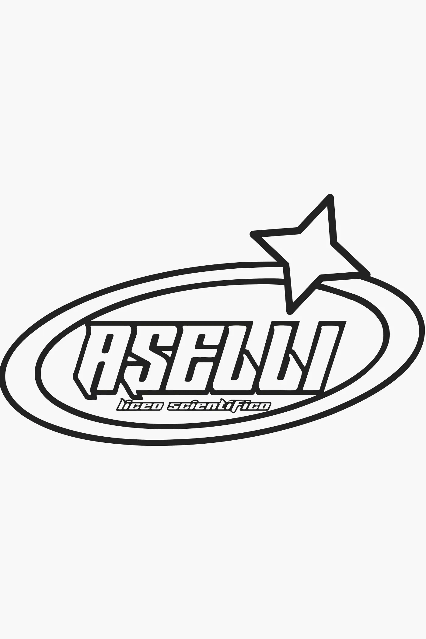Grafica di merchandising scolastico per il Liceo Aselli di Cremona