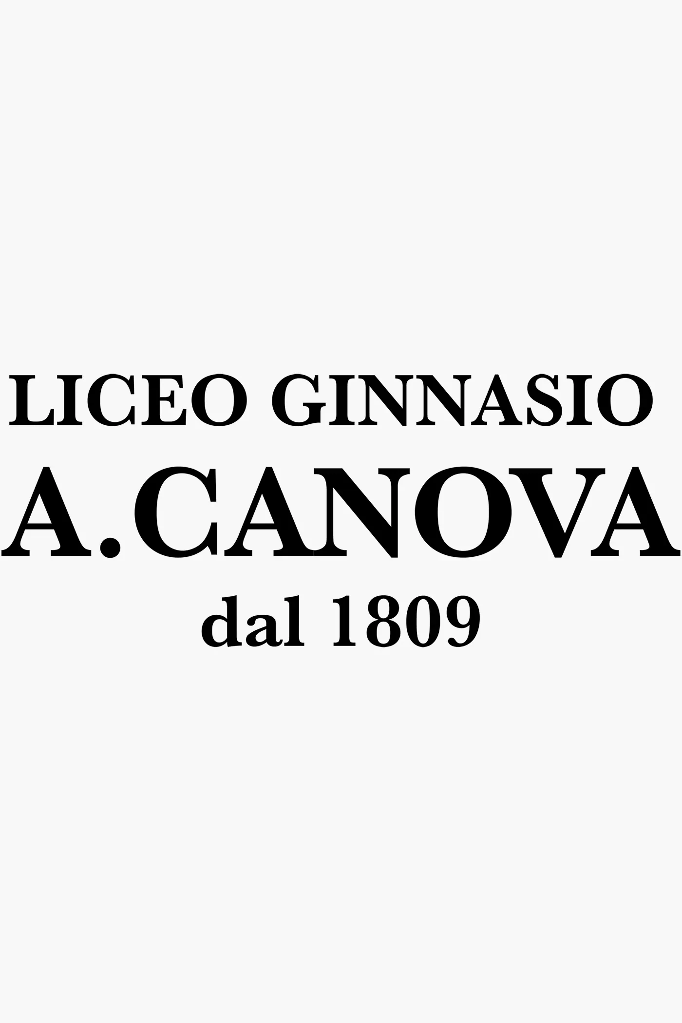 Grafica di felpe e merchandising scolastico per il Liceo Canova di Treviso