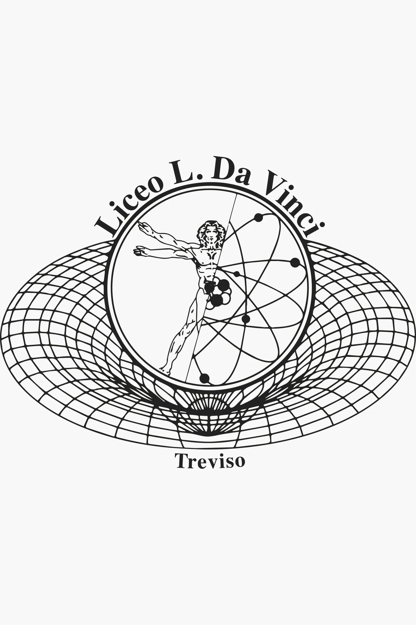Grafica di felpe e merchandising scolastico per il Liceo Da Vinci di Treviso