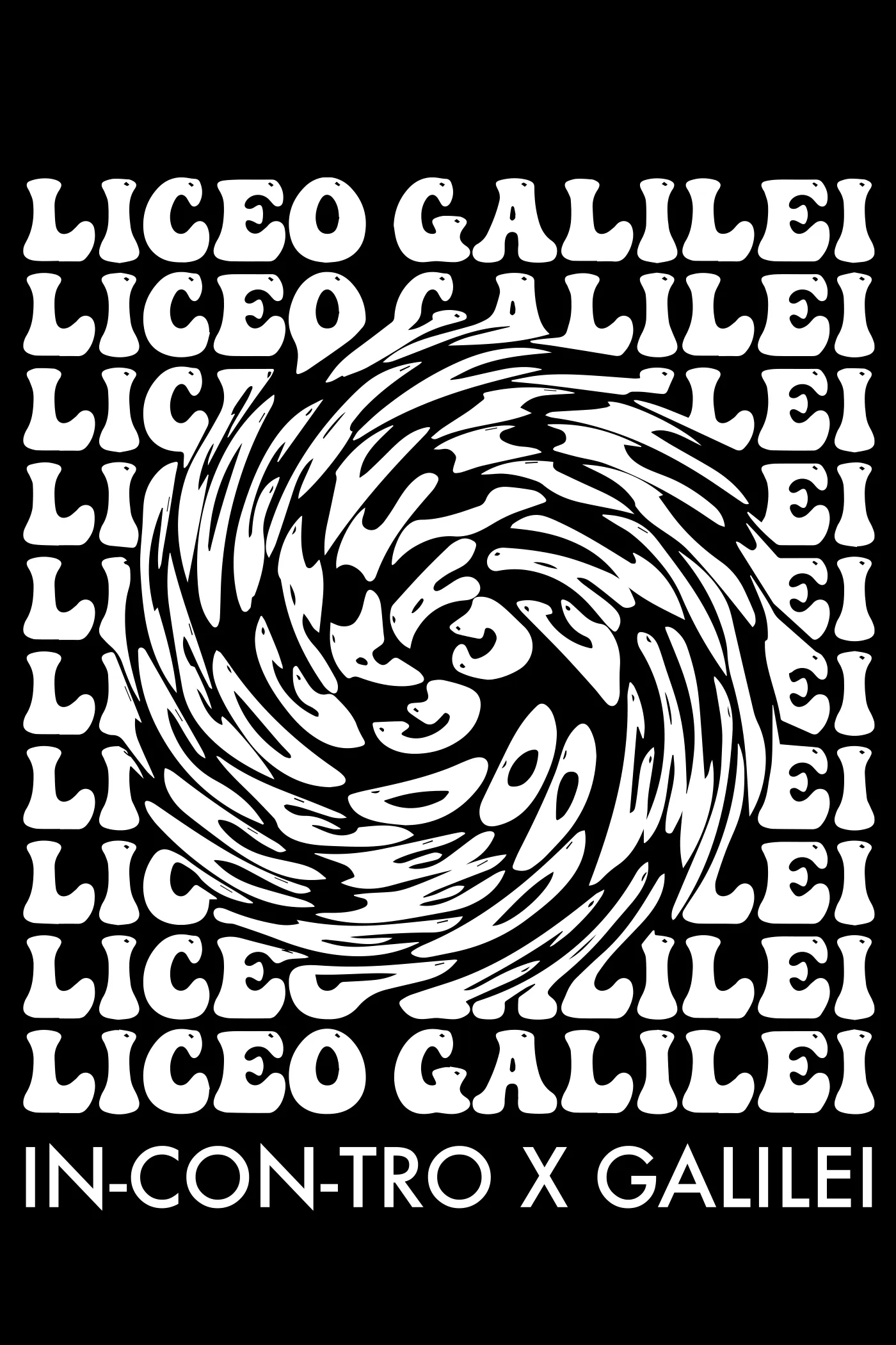 Grafica di felpe e merchandising scolastico per il Liceo Galilei di Trento