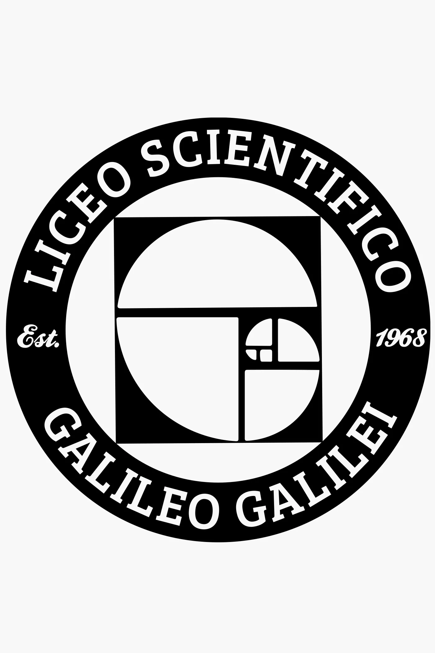 Grafica di merchandising scolastico per il Liceo Galileo Galilei di Erba