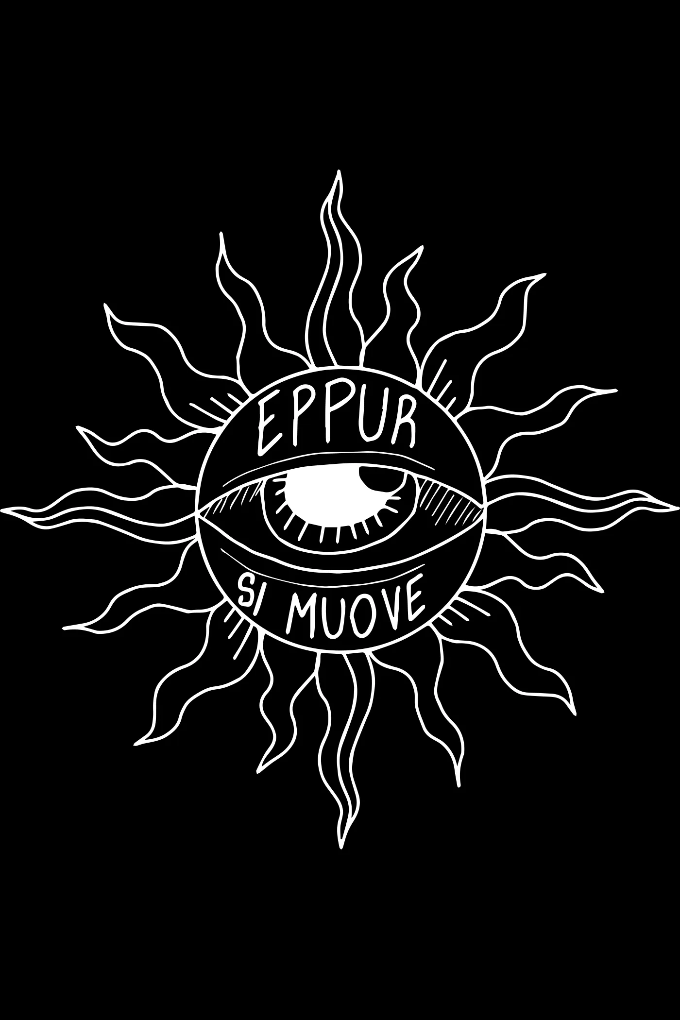 Grafica di t-shirt e merchandising scolastico per il Liceo Galilei di Trento